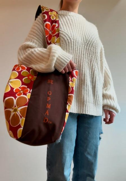 Red Floral Bag